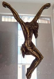 Bassorilievo in bronzo su specchio