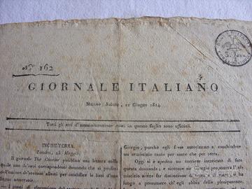 GIORNALE ITALIANO numero 162 del giugno 1814