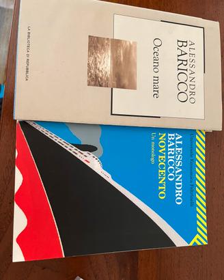 Libri Baricco: “Oceano” + “Novecento”