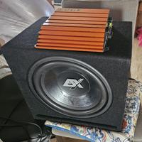 Impianto audio Subwoofer Horizon + Amplificatore