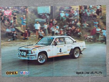 poster Autosprint Rally opel ascona 400