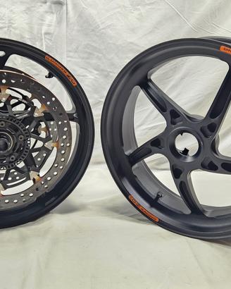 COPPIA CERCHI OZ RACING FORGIATI COMPLETI DI DISCH