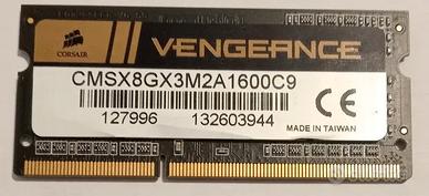 Corsair CMSX4GX3M1A1600C9 4GB SoDDR3-1600