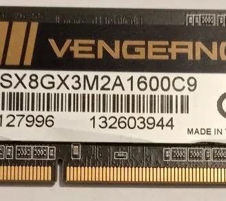 Corsair CMSX4GX3M1A1600C9 4GB SoDDR3-1600