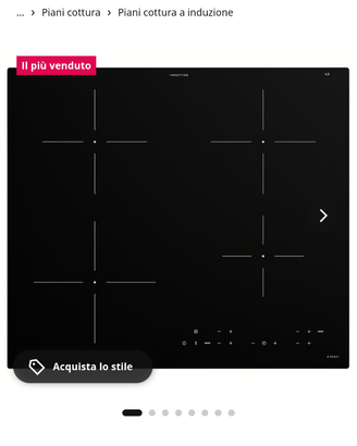 MATMÄSSIG PIANO COTTURA A INDUZIONe, IKEA 300 NERO