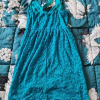 Vestito corto Intimissimi pizzo azzurro Taglia M
