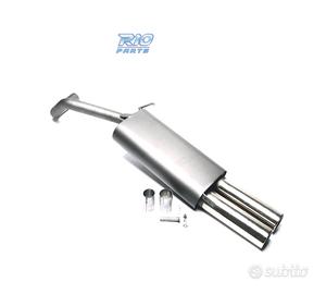 SILENZIATORE DI SCARICO PER SKODA FABIA 1.2 1999- 
