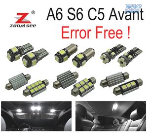 KIT 26 LAMPADE LED INTERNE PER AUDI A6 S6 C5 AVANT