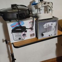 elettrodomestici in blocco con  tavolinoserviletto