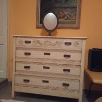 CASSETTIERA IN LEGNO VINTAGE RESTAURATA