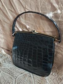 Borsa Vintage vero Coccodrillo