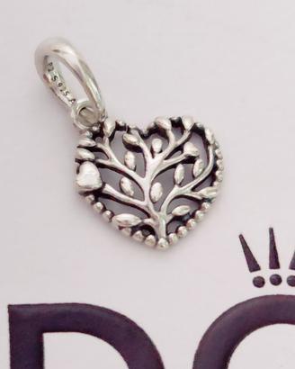 Pandora charm cuori in fiore 