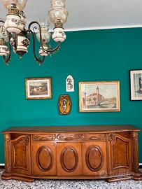 Grande credenza classica in legno -stile veneziano