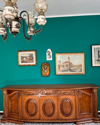 Grande credenza classica in legno -stile veneziano