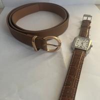 Combo perfetta: cintura e orologio