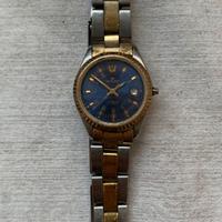 Orologio vintage Pryngeps N.Flatline quartz Oro