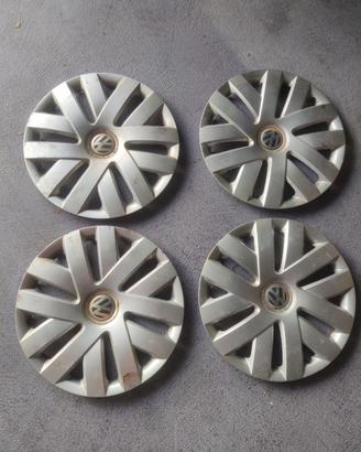 Kit 4 Copricerchi Originali VW Polo 15" - Cod. 6R0