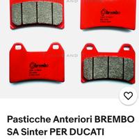 Coppia Pastiglie ant sint Ducati 07BB19SA