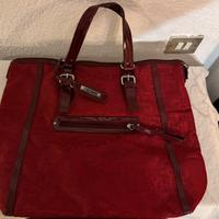 Grande borsa rossa della Sisley