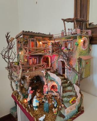 Presepe completo in stile napoletano