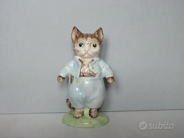 Statuetta gatto Tom Kitten Beatrix Potter. 9cm