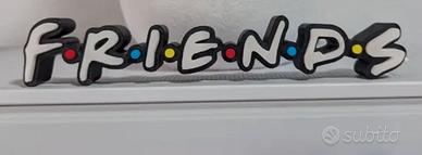 Logo Friends in Plastica 3D