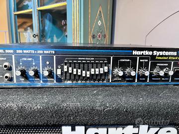 Testata biamplificata per basso Hartke HA5000