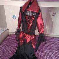 vestito carnevale bimba vampiro