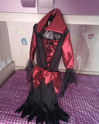 vestito carnevale bimba vampiro