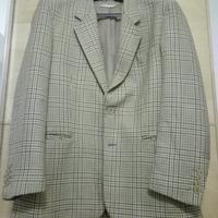 Giacca vintage giallo senape a scacchi tg 46