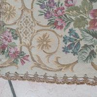 Runner vintage fatto a mano in gobelin floreale 