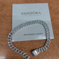 bracciale pandora catena pavè