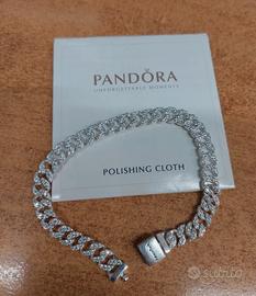 bracciale pandora catena pavè
