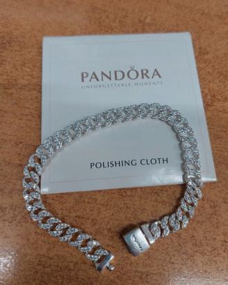 bracciale pandora catena pavè