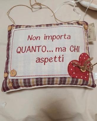 cuscini arredo 40x30 da appendere, idea natale
