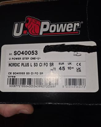 STIVALI pelle impermeabili antinfortunio U POWER 
