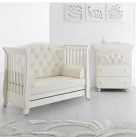 Culla lettino divanetto erbesi modello soft avorio