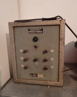 antiquariato industriale apparecchio per galvanost