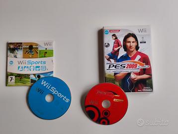 2 Giochi Nintendo Wii Originali – Wii Sports + PES
