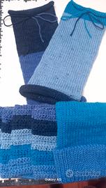 Set blu/azzurro invernale