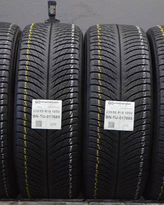 4 Pneumatici 235/55 R19 Michelin Pilot Alpin 5 Suv