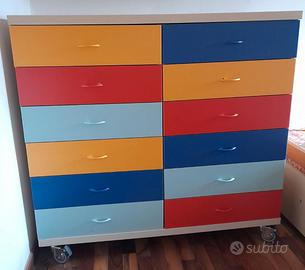 cassettiera cameretta