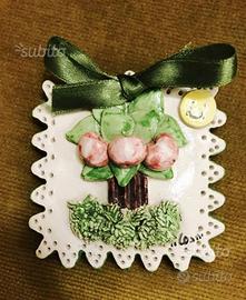 Mattonellina ceramicata fatta a mano 7,5X7,5