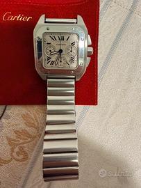 OROLOGIO CARTIER SANTOS 100 XL CRONO