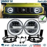 FARI LED Per SUZUKI JIMNY 4 Angel Eyes OMOLOGATI