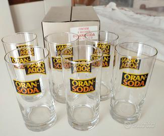 Set 6 bicchieri vintage Oran Soda