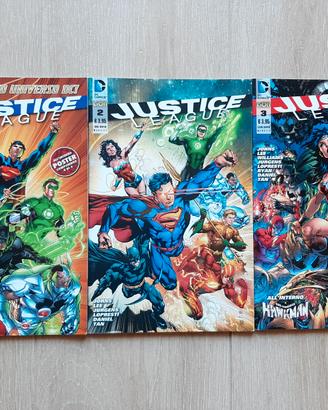 IL NUOVO UNIVERSO DC: "Justice League" vol 1,2,3