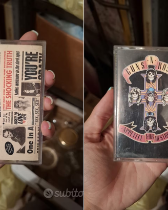 Lotto 2 Musicassette Guns N' Roses