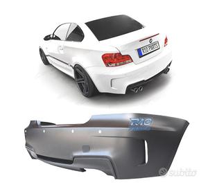 PARAURTI POSTERIORE BMW E82 E88 07-13 LOOK 1M PDC