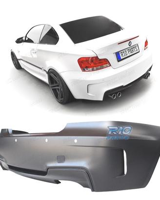 PARAURTI POSTERIORE BMW E82 E88 07-13 LOOK 1M PDC